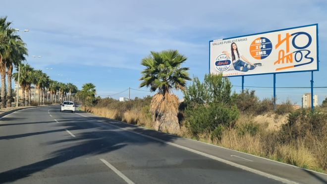 imagen de valla publicitaria en Alicante
